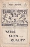 Tranmere Rovers v Darlington Match Programme 1958-01-11