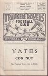Tranmere Rovers v Halifax Town Match Programme 1959-01-24