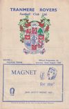 Tranmere Rovers v Halifax Town Match Programme 1964-08-22