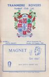 Tranmere Rovers v Notts County Match Programme 1964-08-31