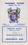 Tranmere Rovers v Lincoln City Match Programme 1967-03-31