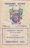Tranmere Rovers v Luton Town Match Programme 1966-12-26