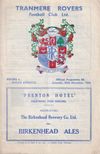 Tranmere Rovers v Wigan Athletic Match Programme 1966-11-26