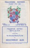 Tranmere Rovers v Bradford City Match Programme 1966-12-30