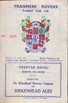 Tranmere Rovers v Peterborough United Match Programme 1968-04-12