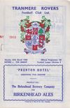 Tranmere Rovers v Leyton Orient Match Programme 1968-03-25