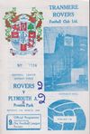 Tranmere Rovers v Plymouth Argyle Match Programme 1969-03-17