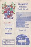 Tranmere Rovers v Leyton Orient Match Programme 1968-10-07
