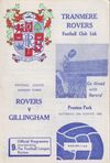 Tranmere Rovers v Gillingham Match Programme 1968-08-10