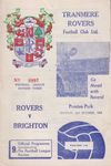 Tranmere Rovers v Brighton & Hove Albion Match Programme 1968-10-14