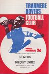 Tranmere Rovers v Torquay United Match Programme 1969-09-03