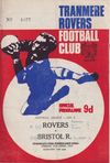 Tranmere Rovers v Bristol Rovers Match Programme 1970-04-17