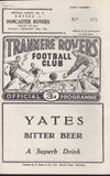 Tranmere Rovers v Doncaster Rovers Match Programme 1962-02-23