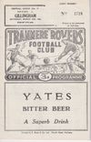 Tranmere Rovers v Gillingham Match Programme 1962-03-24
