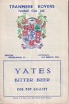 Tranmere Rovers v Stockport County Match Programme 1963-03-02