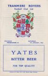Tranmere Rovers v Chelsea Match Programme 1963-01-05