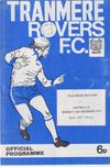 Tranmere Rovers v Rochdale Match Programme 1974-12-16