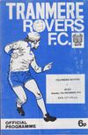 Tranmere Rovers v Bury Match Programme 1974-12-21