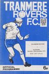 Tranmere Rovers v Watford Match Programme 1974-12-28