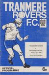 Tranmere Rovers v Southend United Match Programme 1975-04-18