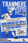 Tranmere Rovers v Preston North End Match Programme 1974-11-15