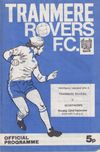 Tranmere Rovers v Scunthorpe United Match Programme 1975-09-22