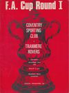 Coventry Sporting v Tranmere Rovers Match Programme 1975-11-22