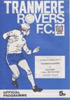 Tranmere Rovers v Watford Match Programme 1975-11-28