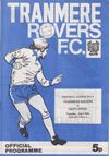 Tranmere Rovers v Hartlepool United Match Programme 1976-04-06