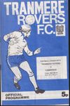 Tranmere Rovers v Cambridge United Match Programme 1976-03-26