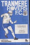 Tranmere Rovers v Exeter City Match Programme 1976-01-09