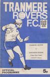 Tranmere Rovers v Doncaster Rovers Match Programme 1975-08-22