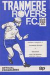 Tranmere Rovers v Wrexham Match Programme 1976-11-05