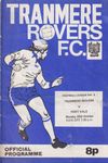 Tranmere Rovers v Port Vale Match Programme 1976-10-25