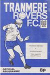 Tranmere Rovers v Crystal Palace Match Programme 1976-08-27