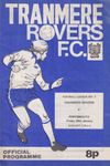 Tranmere Rovers v Portsmouth Match Programme 1977-01-28