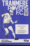 Tranmere Rovers v Plymouth Argyle Match Programme 1978-03-10