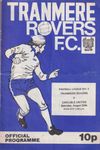 Tranmere Rovers v Carlisle United Match Programme 1977-08-20