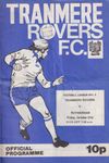 Tranmere Rovers v Rotherham United Match Programme 1977-10-21