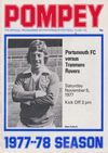 Portsmouth v Tranmere Rovers Match Programme 1977-11-05