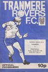 Tranmere Rovers v Bury Match Programme 1978-04-03