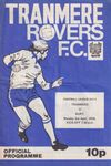 Tranmere Rovers v Preston North End Match Programme 1978-01-06