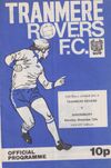 Tranmere Rovers v Shrewsbury Town Match Programme 1977-11-12