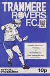 Tranmere Rovers v Peterborough United Match Programme 1977-12-02