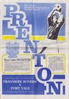 Tranmere Rovers v Port Vale Match Programme 1979-08-15