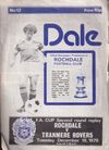 Rochdale v Tranmere Rovers Match Programme 1979-12-18