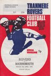 Tranmere Rovers v AFC Bournemouth Match Programme 1972-04-07