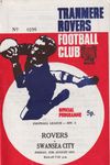 Tranmere Rovers v Swansea City Match Programme 1971-08-27