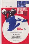 Tranmere Rovers v Brighton & Hove Albion Match Programme 1971-10-08