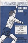 Tranmere Rovers v Port Vale Match Programme 1973-03-16